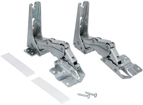 easyPART passend für NEFF 00481147 2x Scharnier Kühlschrank wie | 3306, 3307, 407131425, 430332, 5546050, 481147, 00492680, 00265843, 00265841, 00265273, 00265272