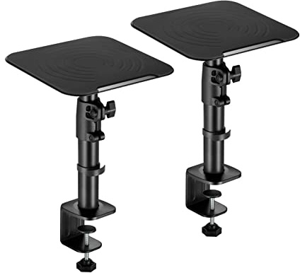 Support d'enceinte Para étagère Murale ou Bureau - Support d'enceinte - Lot de 2 pièces