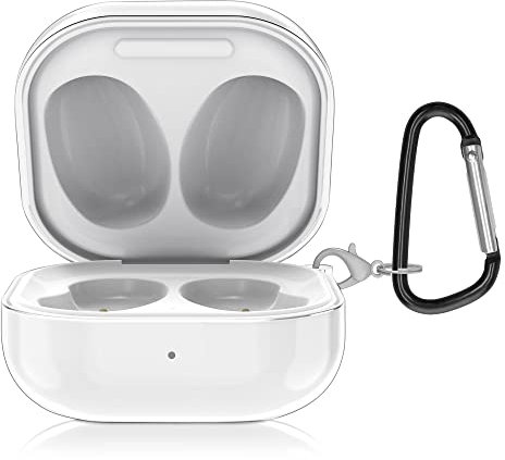 kwmobile Hülle kompatibel mit Samsung Galaxy Buds 2 Pro/Buds 2 / Buds Live - TPU Silikon Schutzhülle Case Cover Kopfhörer Transparent