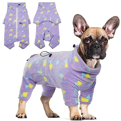 Hjyokuso Hundemantel Winter, Hundejacke, Weicher Fleece Hundepullover FüR Kleine MittelgroßE Grosse Hunde, Winddichte Haustierkleidung Outfit Mit ReißVerschluss, Chihuahua Kleidung (XXS-3Xl)