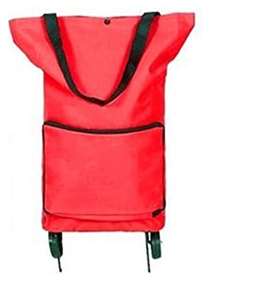 DAQERHSH Shopping Cart Shopping Trolley Folding Bag Two Wheeled Rolling Water Resistant Canvas Cart Retractable Hand Cart Collapsible Utility Light Folding Hand Truck (Color : Q 2)