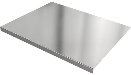 TOPBATHY Large Kitchen Chopping Board 40cm x 50cm Stainless Steel Dishwasher Safe Easy to Clean