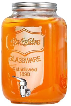 Drink Dispensers, Leakproof Beverage Dispenser with Spigot, 4 diferentes tamaños Food Grade Clear Iced Beverage Jugs, for Lemonade and Sangria, Party Hosting Accessories