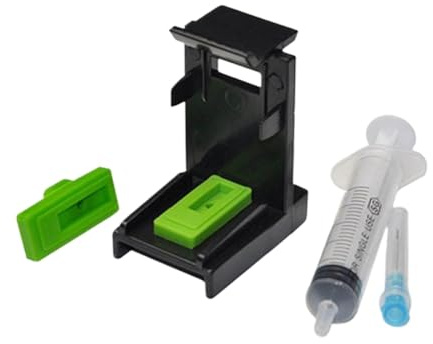 PZPSEQGM Herramienta de Recarga de Tinta con 10 ml de Agujas de Agujas Centro de Cartucho Clip Snaplet Kit de absorción de la Abrazadera para el CISS de Bricolaje Compatible con impresoras estándar