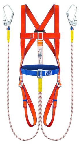 Zunetsutock Kit Di Imbracatura Di Sicurezza Per Uomini - Imbracatura Da Lavoro Professionale Per Cadute E Arrampicata | Attrezzature Ergonomiche Per Arboricoltura, Costruzione, Manutenzione E Accesso