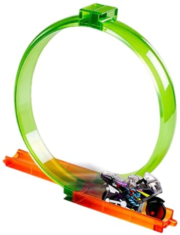 Exciting Motorcycle Track - Dynamic Balance Stunt, Inertia Driven Bike with Speed, Backyard Balcony Pair with Fun, Living Room Feature, Playtime Supplies for Kids, Girls, Preschoolers