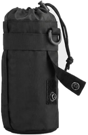 WERIGONI Funda para botella de agua de una pieza para mochila, compatible con cinturones MOLLE, riñoneras y mochilas con cordón.