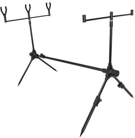 Angel Domäne ECOline Rod Pod Rutenablage - Leichtes, verstellbares Aluminium Rod-Pod für Angler
