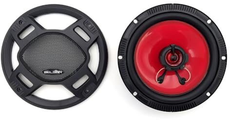 Belson BSS-625FB - Juego de altavoces coaxiales, 2 vías 120 W, negro