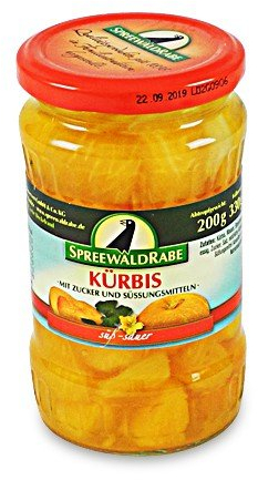 Kürbis süss-sauer (370 ml Glas)
