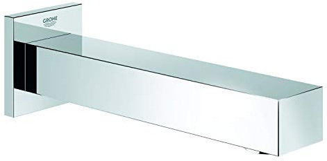 Grohe Eurocube Badarmaturen (Wanneneinlauf, Wandmontage) chrom, 13303000 Silber