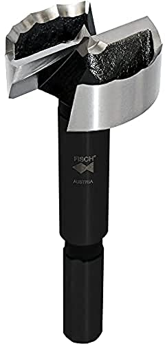 Fisch 31702400 Wave-Cutter Forstner Bit, 0 V, Silver/Grey, 24 x 60/90 mm, Shank Diameter 8 x 30 mm