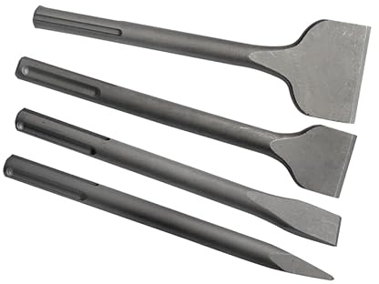 4x SDS Max Meißelset 250 mm für Bosch, Makita, Dewalt, Milwaukee, AEG, Hilti