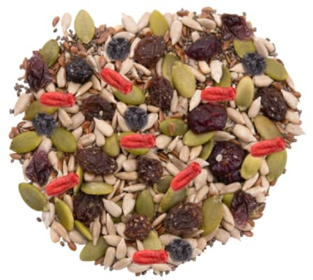 Gerbs Superfood Snack Mix 2 lbs. | Raw Seeds & Unsulfured Sweetened Dried Fruit, Resealable Bag | Sweet-Tart Fruit Meets Crunchy Seeds | Top 14 Allergen-Free