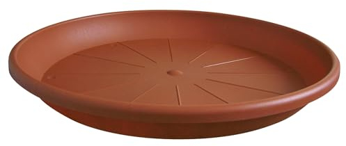 Geli Sottovaso CYLINDRO rotondo, in plastica, colore: terracotta, diametro: 53 cm