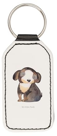 Mr. & Mrs. Panda Rechteckig Schlüsselanhänger Hund Entspannen - Geschenk, Mit Foto, Holz, Entspannt, Hundeliebe, Liebe, Für Familie, Kunststoff, Süß, Sprüche, Paare