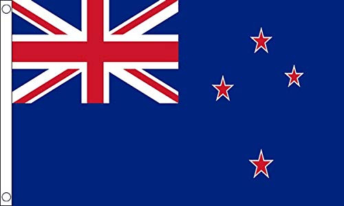 FlagSuperstore Drapeau de Nouvelle-Zélande 1,5 x 0,9 m 100% Polyester avec œillets