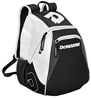 DeMarini Voodoo Junior Baseball Backpack - Team White
