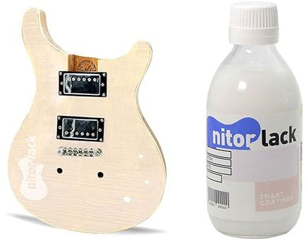 Gitarren Beize/Woodstain Weiß auf Wasserbasis 250 ml Flasche