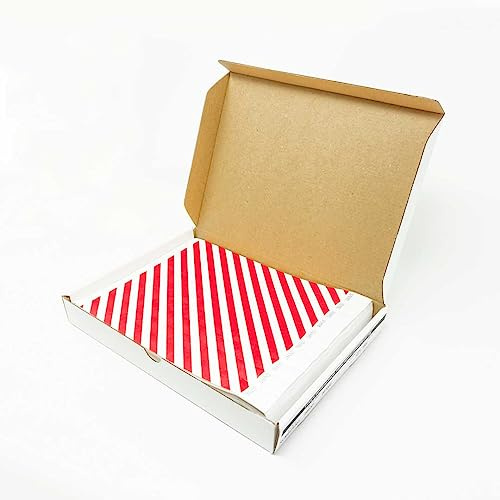 ID&C 1000-Pack Tomato Red Stripe Tyvek Wristbands – Durable, Waterproof, Tamper-Proof Bands for Crowd Control & Events