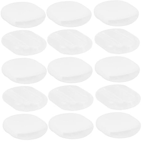EXCEART 40stücke Ohrclip-pads Ovale Ohrklemmen-polster Transparent Und Schmerzsicher Rutschfeste Ohrclip-matte Ohrklemmen-zubehör