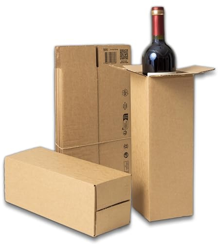 IPEA Flache Faltkartons für den Versand – Verschluss mit Klebebändern – 10 Stück – 24 x 16,5 x 4,5 cm – hergestellt in Italien – Mehrzweck-Box für E-Commerce, Bücher, Objekte, Veranstaltungen