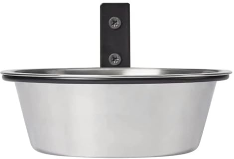 Wand Montierter Erhöhter Hundenapf, Höhenverstellbarer Hundenapf Aus Edelstahl Für Mittelgroße Und Große Hunde,Verschleißfester Wandmontierter Hundenapf Kätzchen-Wassernapf mit Halterung, Schüssel (M)