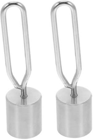 Yardenfun 2 Piezas De Contrapeso para Barbacoa Accesorios Resistentes para Asador Contrapeso De Asador Resistente Herramienta De Equilibrio para Barbacoa Brocheta De