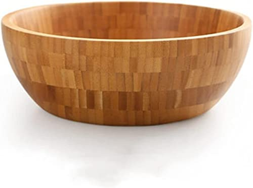 Träskål for frukt och sallad, Trä serveringsfat for, Hushållsartiklar, Salladsskål, Grönsakssalladsskål(20x8cm)