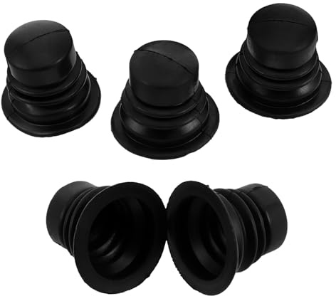 Ciieeo 5pcs Washing Machine Drain Valve Core Rubber Seal for Washer Drain Hose Plug Water Outlet Valve for Semi-automatic and Fully Automatic Laundry Machines