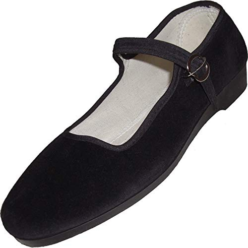 Samt Ballerina CHINA FLAT black 39