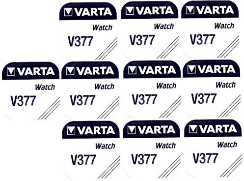 Varta Knopfzellen 377 SR626SW (10 Stück, V377)