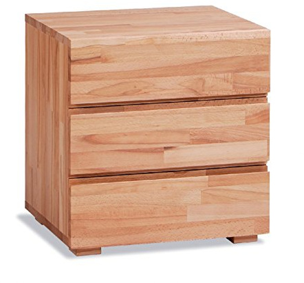 Hasena Wood Line Nachttisch Treva Kernbuche Natur 3 Schubladen
