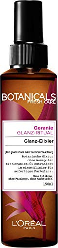 Botanicals Haarpflege Haarglanz Fresh Care Geranie Glanz-Ritual, Special: Glanz-Elixier für glanzloses oder coloriertes Haar, Haarpflege ohne Silikon, 1er Pack (1 x 150 ml)