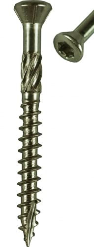 BÄR Terrassenschraube Edelstahl C1 Abmessung 5,0 x 70 mm, 100 Stück