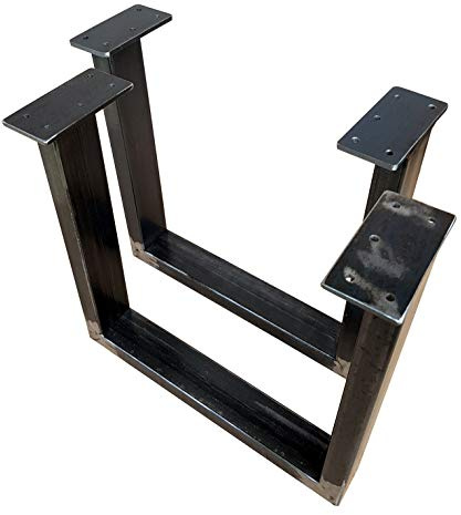 CHYRKA® Tischkufe SWIRZ MTS 1 Paar (2 Stück) Kufengestell Tischgestell 300-400-720-60x30 Rahmentisch Tischuntergestell (Höhe - 400 mm, Länge - 300 mm)