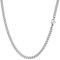 PROSTEEL Men and Women Necklace Chains Sturdy Clasp 316L Stainless Steel Cuban Link Chain 18inch 3mm Choker
