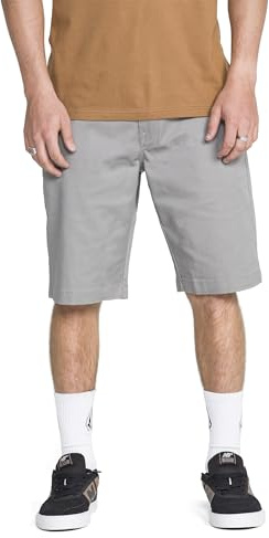 Volcom mens Vmonty Stretch Chino Shorts, Moonbeam, 33 US