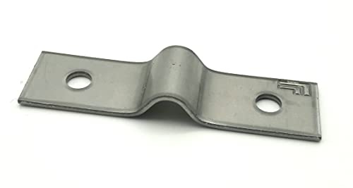 25x Doppelstabmattenzaun Mattenhalter Pfosten Befestigung Spanndraht Maschendraht Zaun 6mm Bogen