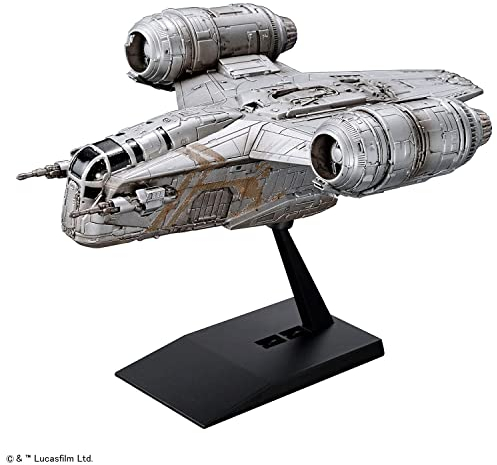 Revell 01213 Razor Crest Bandai (Click System) 1:220 Scale Unbuilt/Pre-coloured/Click-Together (Non-Glue) Plastic Model Kit