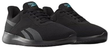 Reebok Men's Fluxlite Cross Trainer, Core Black/Pure Grey/Bold Cyan, 47 EU