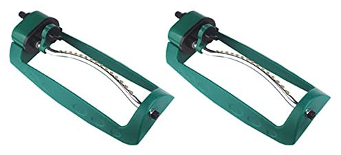 Fegtrty 2 irrigatori automatici da giardino, ugello oscillante per prato, prato, forestale, , strumento di