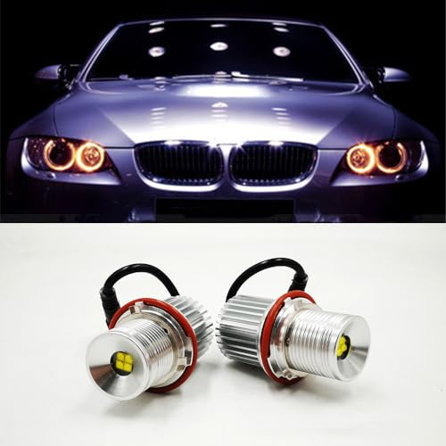 2 Stück Auto Engels Augen 40W Markierung Glühbirne Für BMW E39 E53 E60 E61 E63 E64 E65 E66 525i 530ixi 545i M5-Yellow