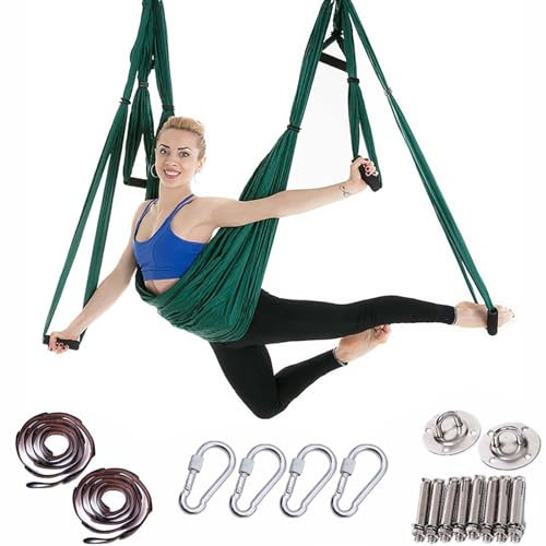 Aerial Yoga Hängematte - Yoga Fitness Band für Anti-Schwerkraft-Hängesessel, Tanz, Ballett - Schaukel Seide Yoga Ideal für Fitness