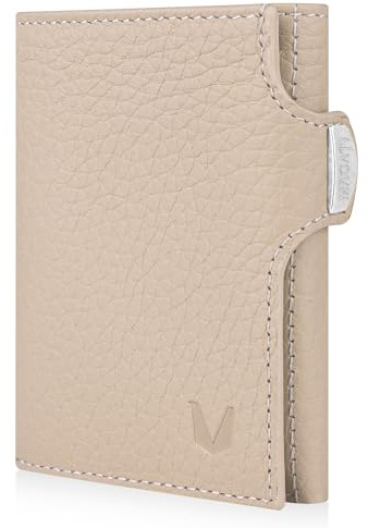 MAGATI Slim Wallet il Santo – Elegantes Kartenetui aus echtem Leder – 7 Kartenfächer und RFID-Schutz – Geldbeutel mit Scheinfach bis 200€ und Münzfach, kompakt und praktisch für den Alltag