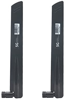 Yuattory - Antena de 2 piezas 3G 4G 5G 600-6000 MHz 18DBi ganancia SMA macho para tarjeta de cubo sin WiFi enrutador señal alta (D)
