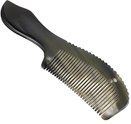 Healeved 2stücke Premium Haarkamm Aus Echtem Horn Massagekamm Für Haarstyling Und Kopfhautpflege Antistatisch Und Hautfreundlich Für Haartypen
