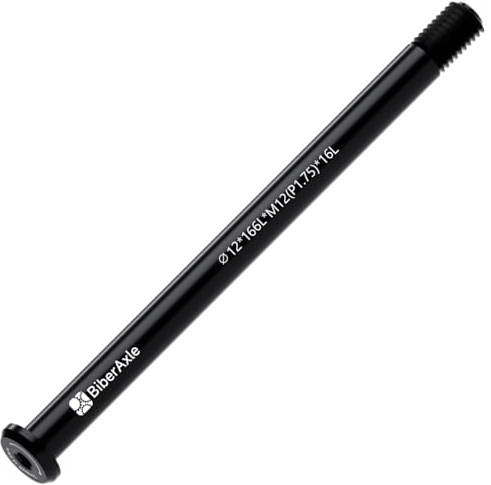 12mm Steckachsen für Fahrradgabeln und Hinterer Fahrradrahmen, Mountainbike und Rennräder Aluminiumlegierung Naben Adapterachse, Gewindesteigung: 1.75mm, Länge: 122 / 166 / 171 / 175 / 180 / 192mm