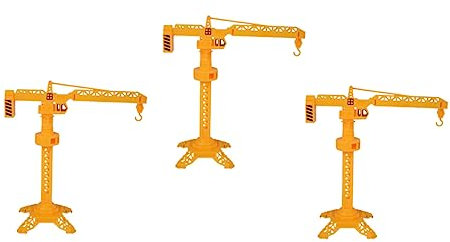 Alipis Realistische Kunststoff Turm Kran Modell Kit Für Kinder Spielzeug Schwenken Kräne Montage