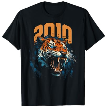 Année du tigre signe du zodiaque chinois 2010 T-Shirt